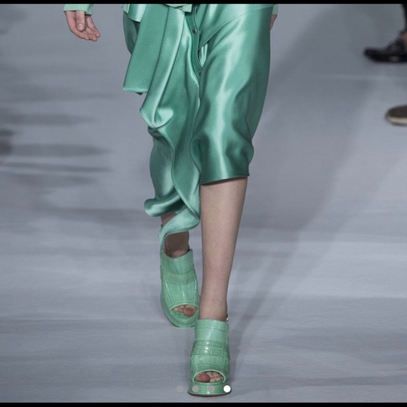 Sies Marjan Silk Aquamarine pants - Picture 4 of 4